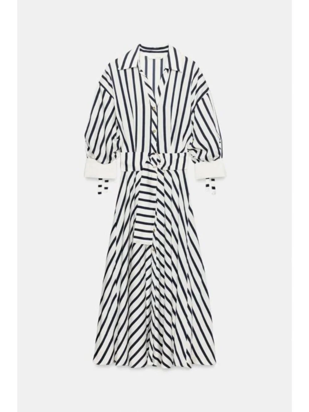 black and white striped zara dress Zara | Women's Black and White Striped Dress | Size M